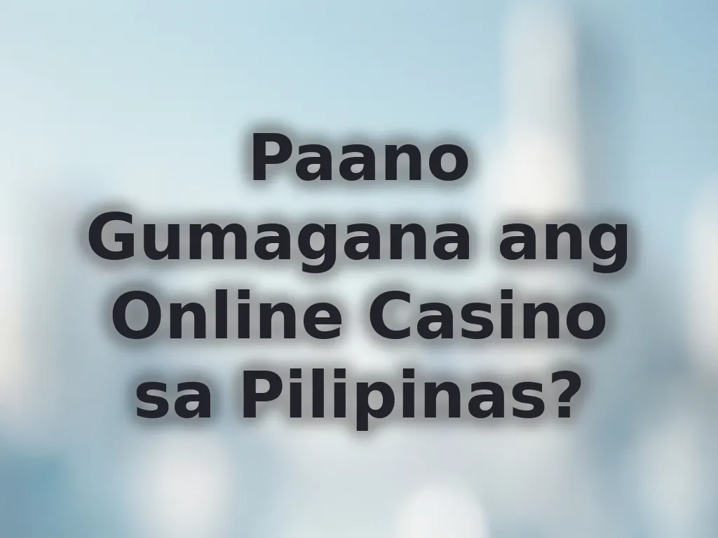 Mekanismo ng casino